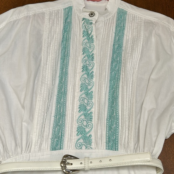 Foxy Lady Full Swing Circle skirt w beautiful drape. Vntg 80s Boho. Gorgeous ! - Picture 10 of 10